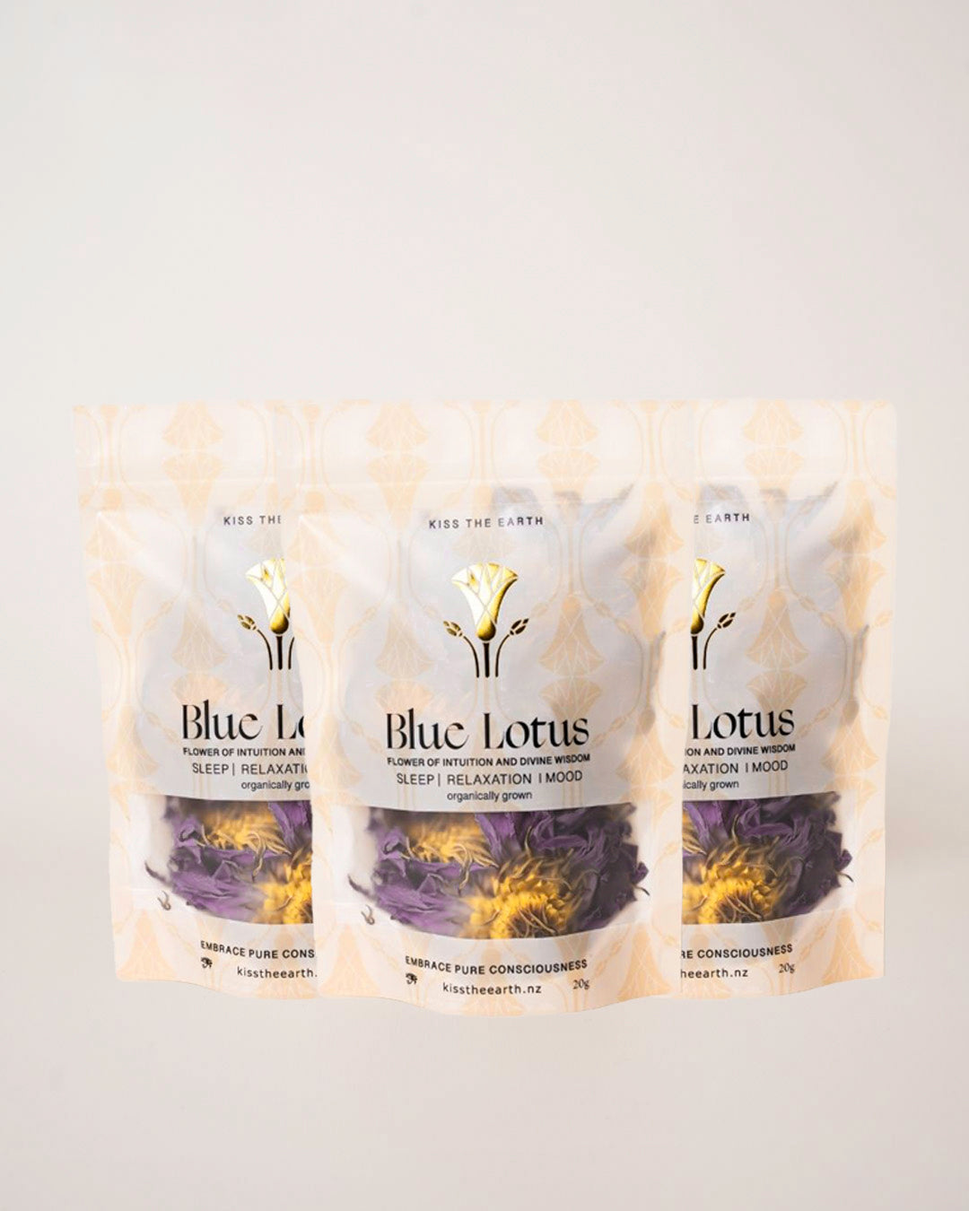 Calming Blue Lotus tea – supports sleep, stress recovery, and mood balance in New Zealand