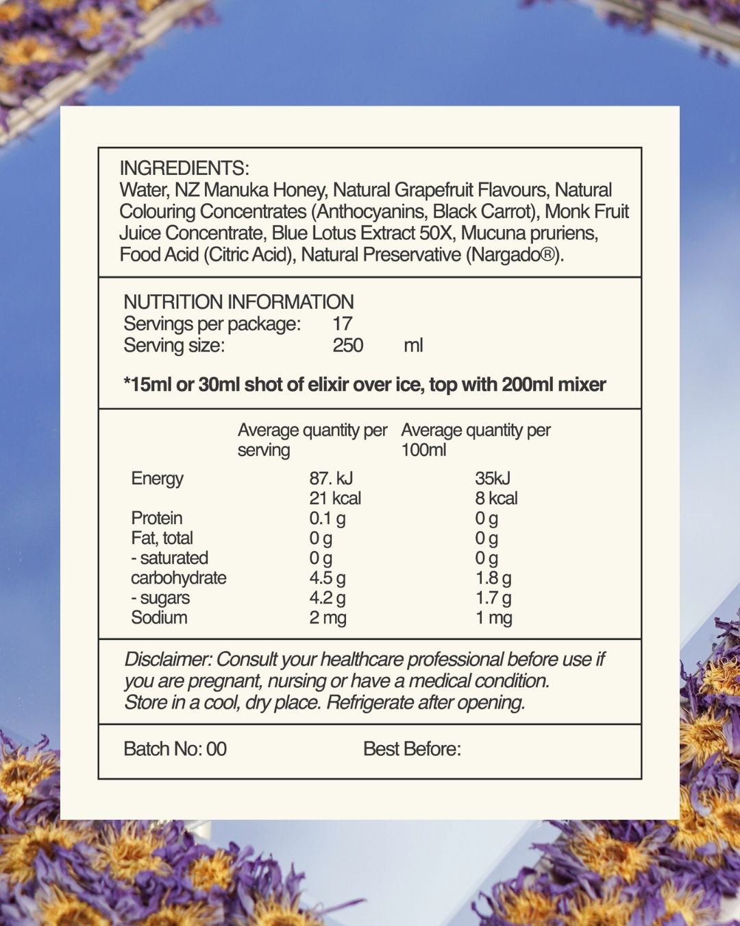 Blue Lotus Euphoric Elixir