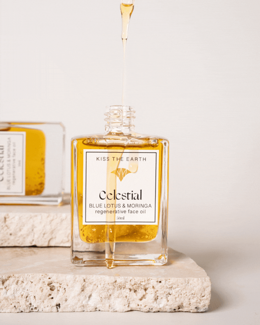 A bundle of Blue Lotus , egyptian water lily capsules, tincture and natural blue lotus oil