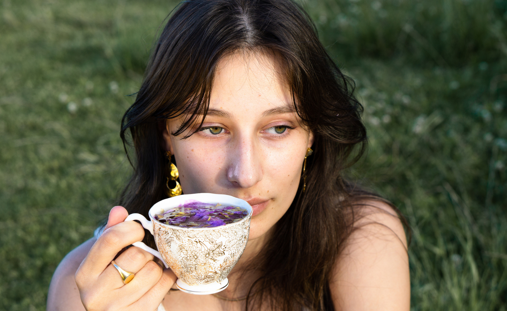 Blue Lotus Tea Organic blue lotus herbal tea calming relaxing 