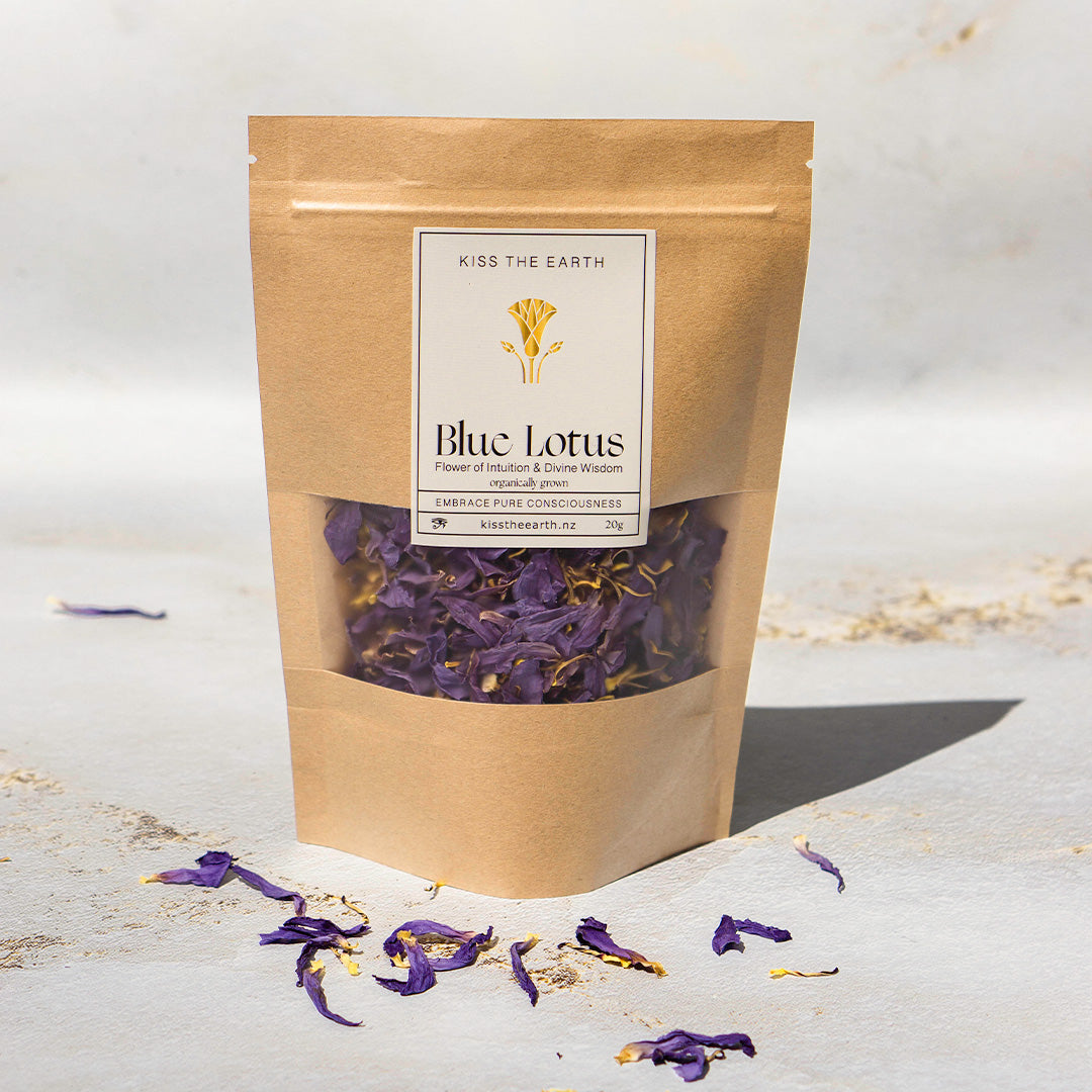 Blue Lotus petals can be smoked or steeped into a tea